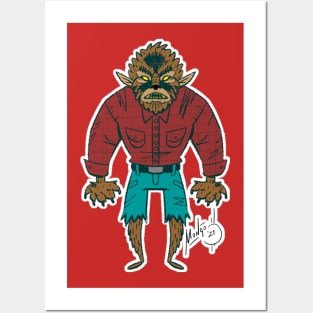 "Wolfman" Posters and Art